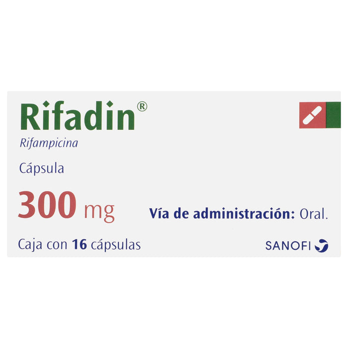 Rifadin 300Mg Con 16 Capsulas (Rifampicina) - WeCare Pharma