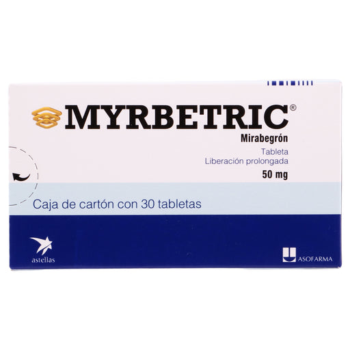 Myrbetric 50Mg Con 30 Tabletas (Mirabegron) 1 - 7730979097666