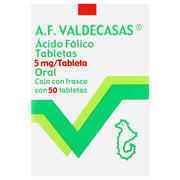A.F. Valdecasas 5Mg Con 50 Tabletas (Acido Folico) - WeCare Pharma