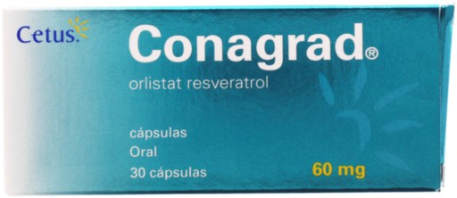 Conagrad 60Mg Con 30 Capsulas (Orlistat Resveratrol) 1 - 7501314706259