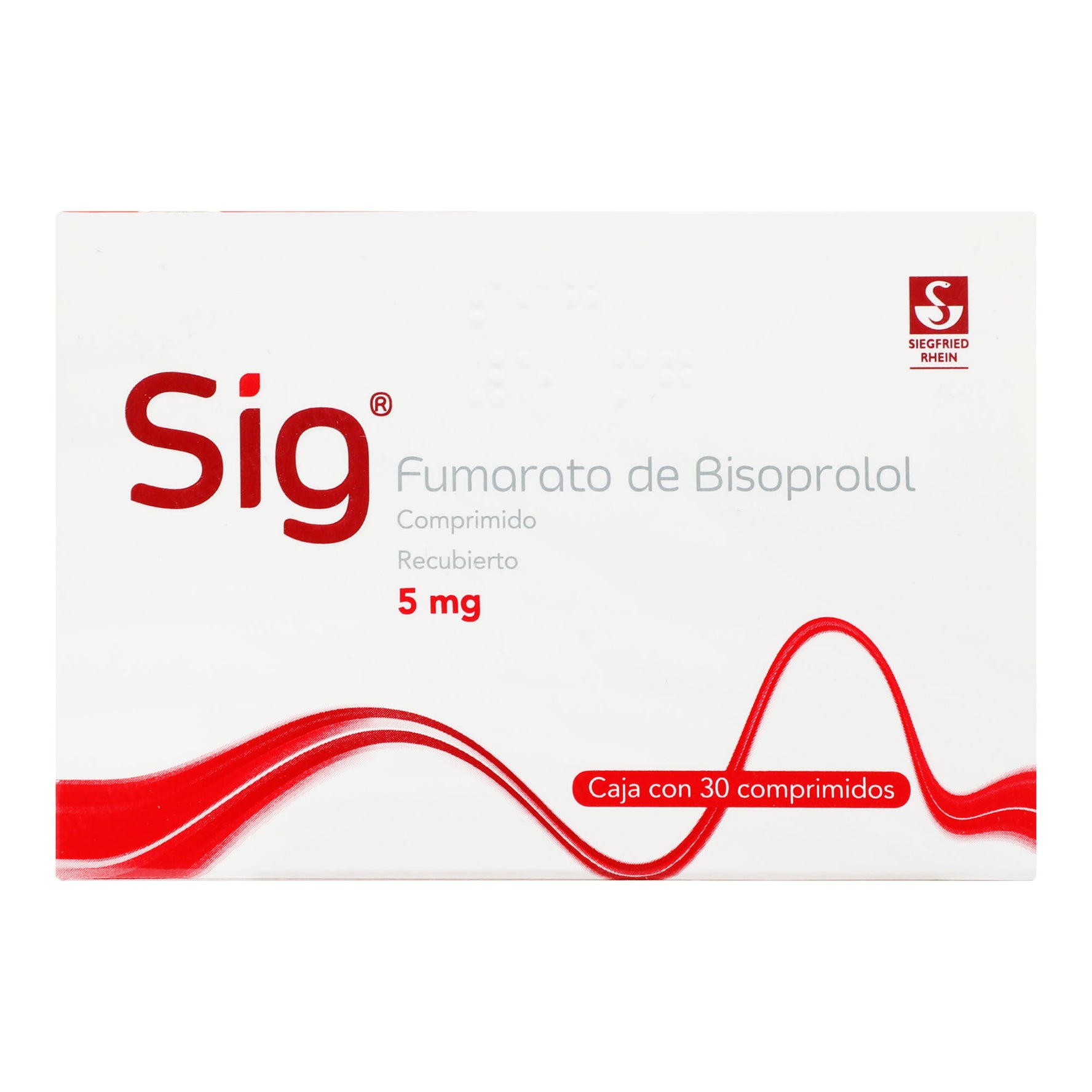 Sig 5Mg Con 30 Comprimidos (Fumarato De Bisoprolol) 1 - 7501300420091