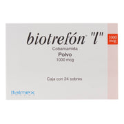 Biotrefon L Polvo 1000Mcg Sobres Con 24 (Cobamamida) - WeCare Pharma