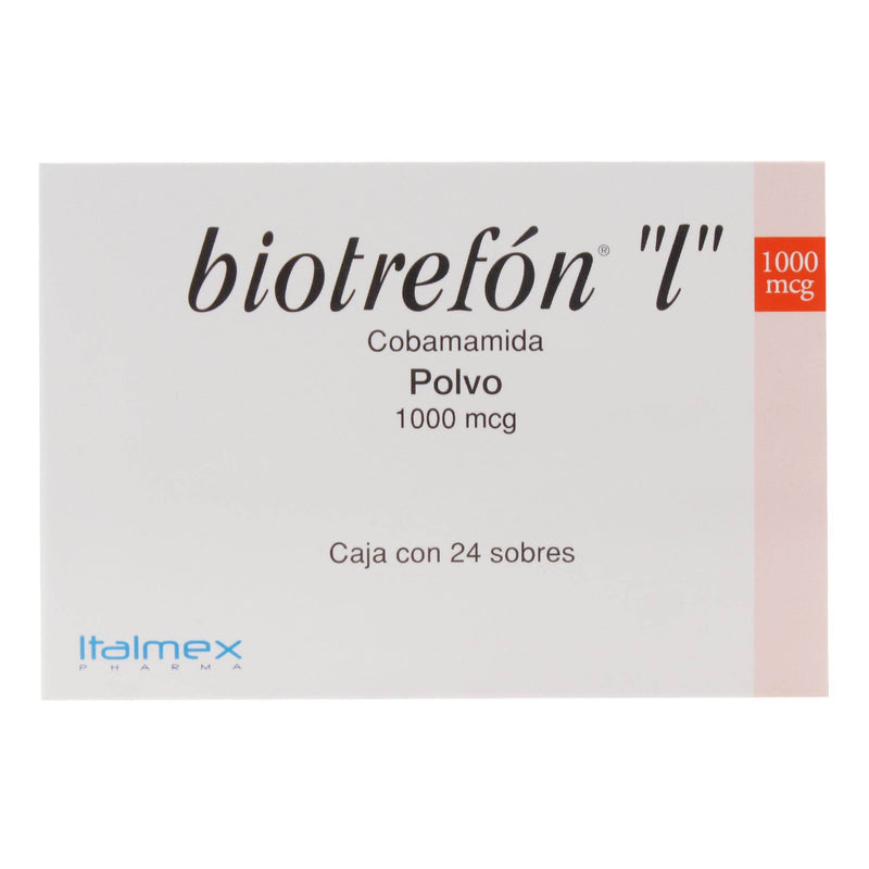 Biotrefon L Polvo 1000Mcg Sobres Con 24 (Cobamamida) - WeCare Pharma