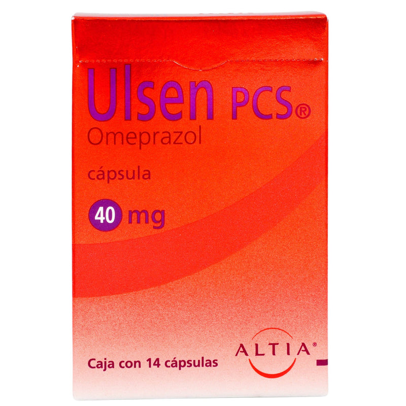 Ulsen Pcs 40Mg Con 14 Capsulas (Omeprazol) - WeCare Pharma