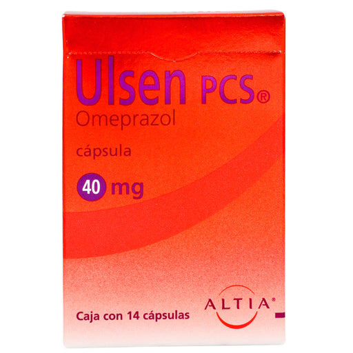 Ulsen Pcs 40Mg Con 14 Capsulas (Omeprazol) 1 - 7501314704828