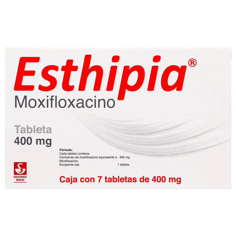 Esthipia (Moxifloxacino) Tabletas 400Mg Con 7 - WeCare Pharma