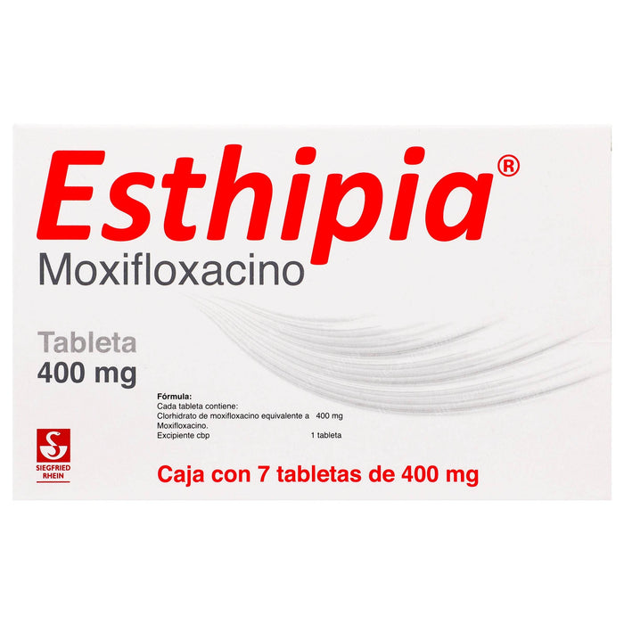 Esthipia (Moxifloxacino) Tabletas 400Mg Con 7 - WeCare Pharma