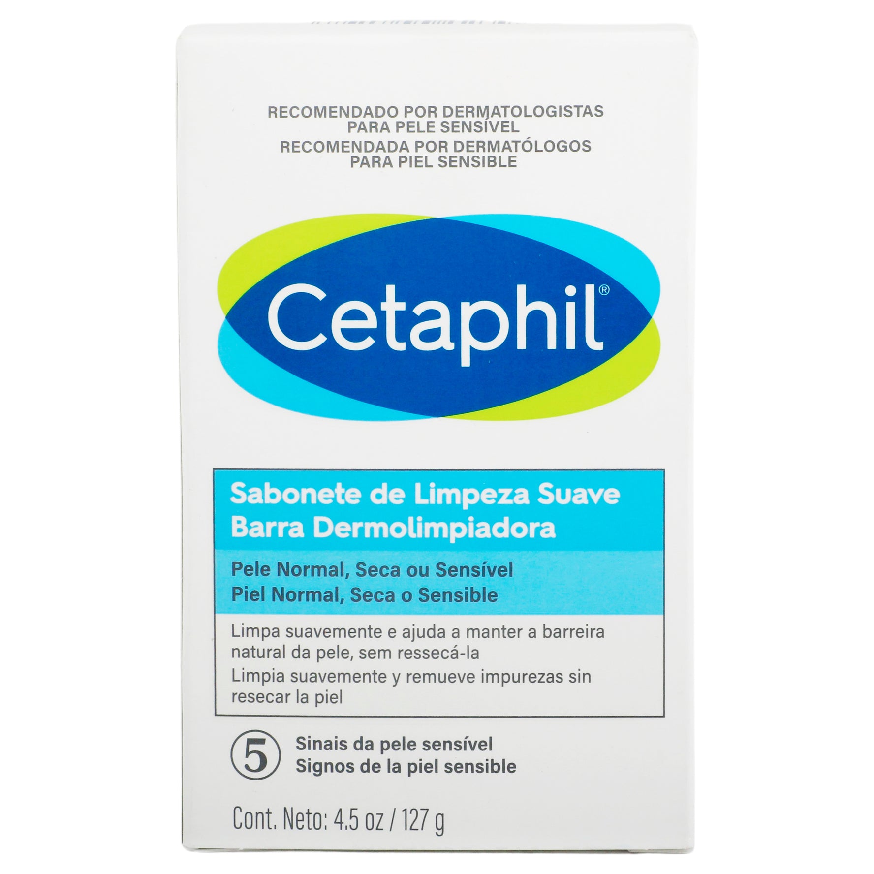 Cetaphil Barra Antibact Dermolimpiadora Suave 127G 1 - 3499320008198