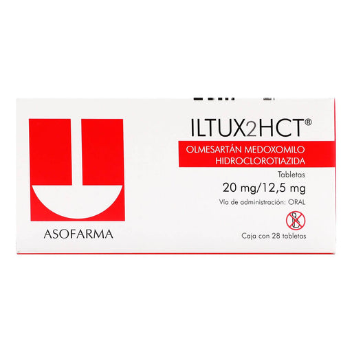 Iltux2Hct 20Mg/12.5Mg Con 28 Tabletas (Olmesartan/Hidroclorotiazida) - WeCare Pharma