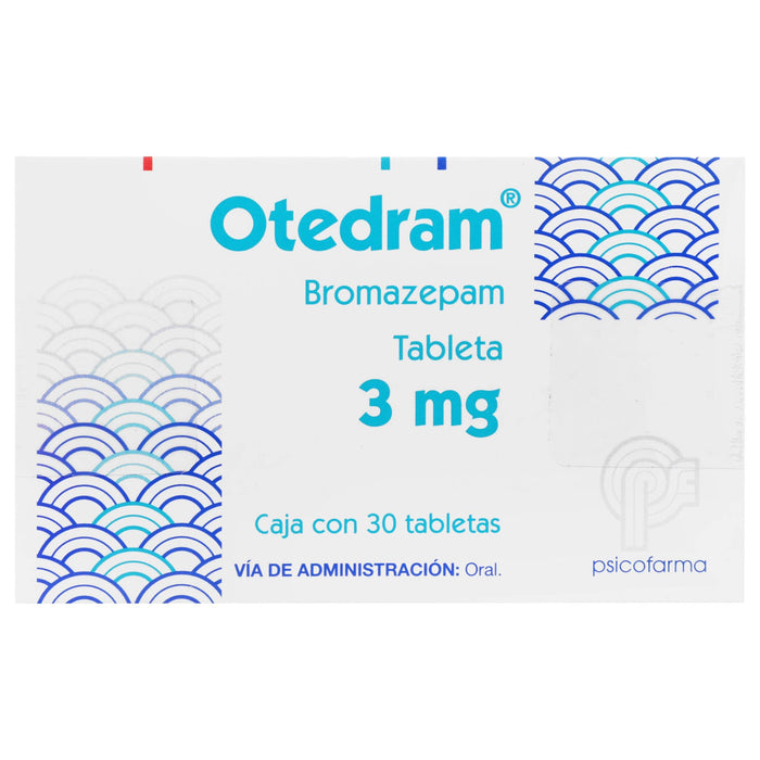 Otedram (Bromazepam) Tabletas 3Mg Con 30 - WeCare Pharma