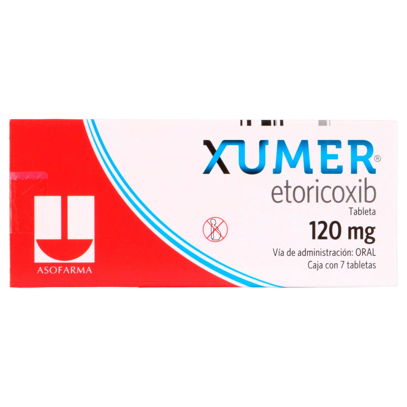 Xumer 120Mg Con 7 Tabletas (Etoricoxib) - WeCare Pharma