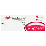 Vesicare 10Mg Con 10 Tabletas (Solifenacina) - WeCare Pharma