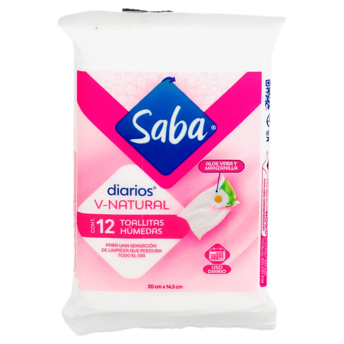 Toallitas Humedas Saba Con 12 - WeCare Pharma