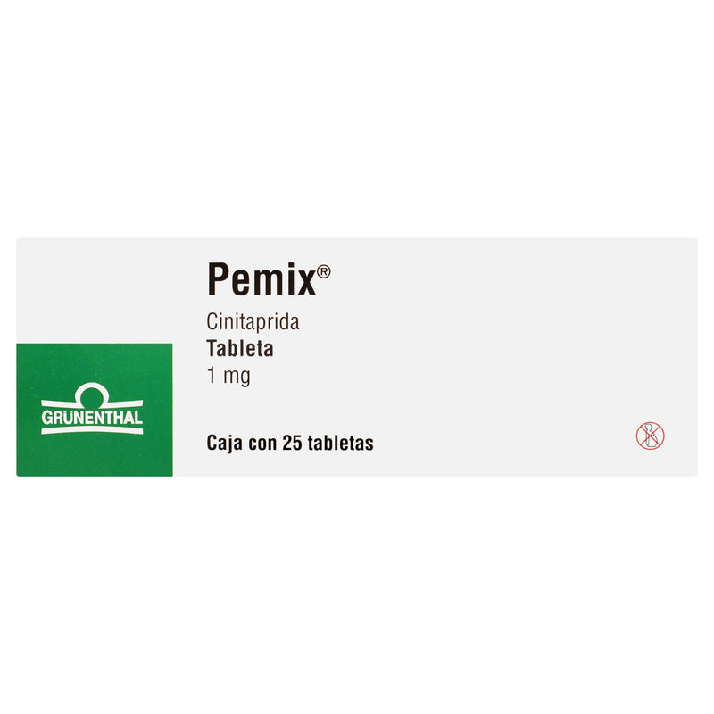 Pemix 1Mg Con 25 Tabletas (Cinitaprida) - WeCare Pharma