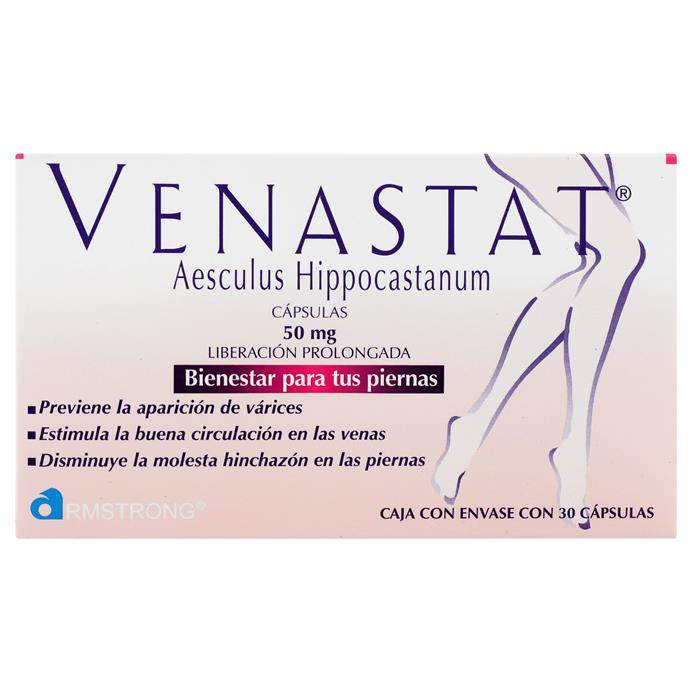 Venastat 50Mg Con 30 Capsulas (Aesculus Hippocastanum) - WeCare Pharma