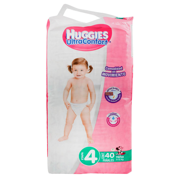 Pañal Huggies Ultra Confort Etapa 4 Con 40 - WeCare Pharma