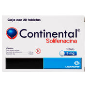 Continental 5Mg Con 20 Tabletas (Solifenacina) - WeCare Pharma