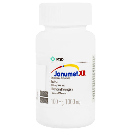 Janumet Xr 100/1000Mg Con 28 Tabletas (Sitagliptina/Metformina) - WeCare Pharma