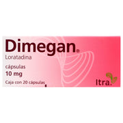 Dimegan 10Mg Con 20 Capsulas (Loratadina) - WeCare Pharma