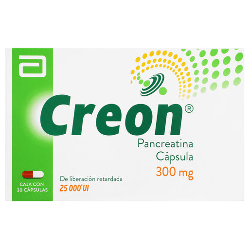 Creon 300Mg Con 30 Capsulas (Pancreatina) 1 - 7501033957949