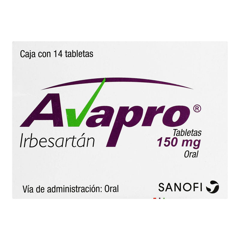 Avapro 150Mg Con 14 Tabletas (Irbesartan) - WeCare Pharma