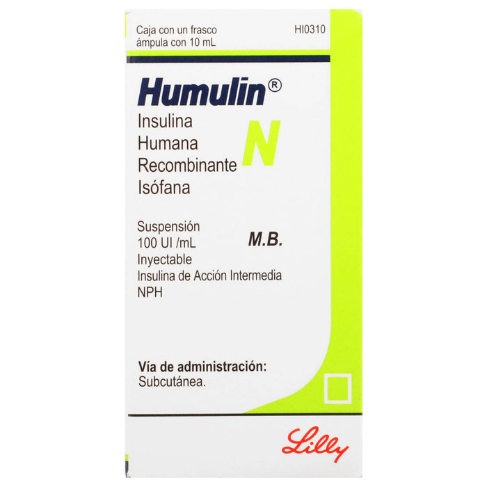 Humulin N Frasco 100Unid/Ml 10Ml Ampulas (Insulina Humana Recombinante Isofana) - WeCare Pharma