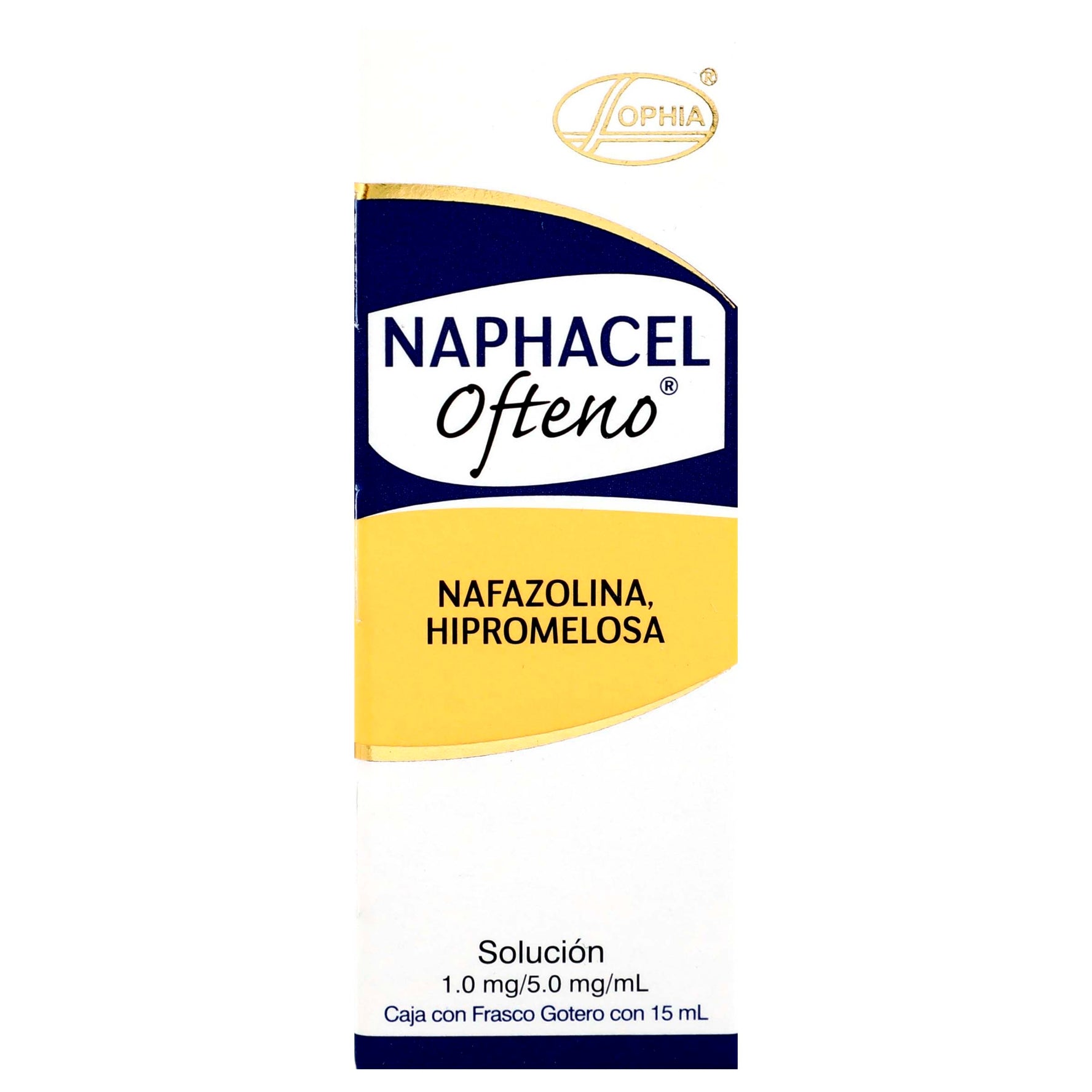 Naphacel Ofteno Gotas 1Mg/5Mg/Ml 15Ml (Nafazolina/Hipromelosa) 1 - 736085126006