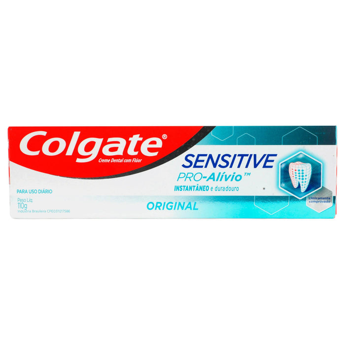 Colgate Pasta Dental Sensitive Pro-Alivio 110G - WeCare Pharma
