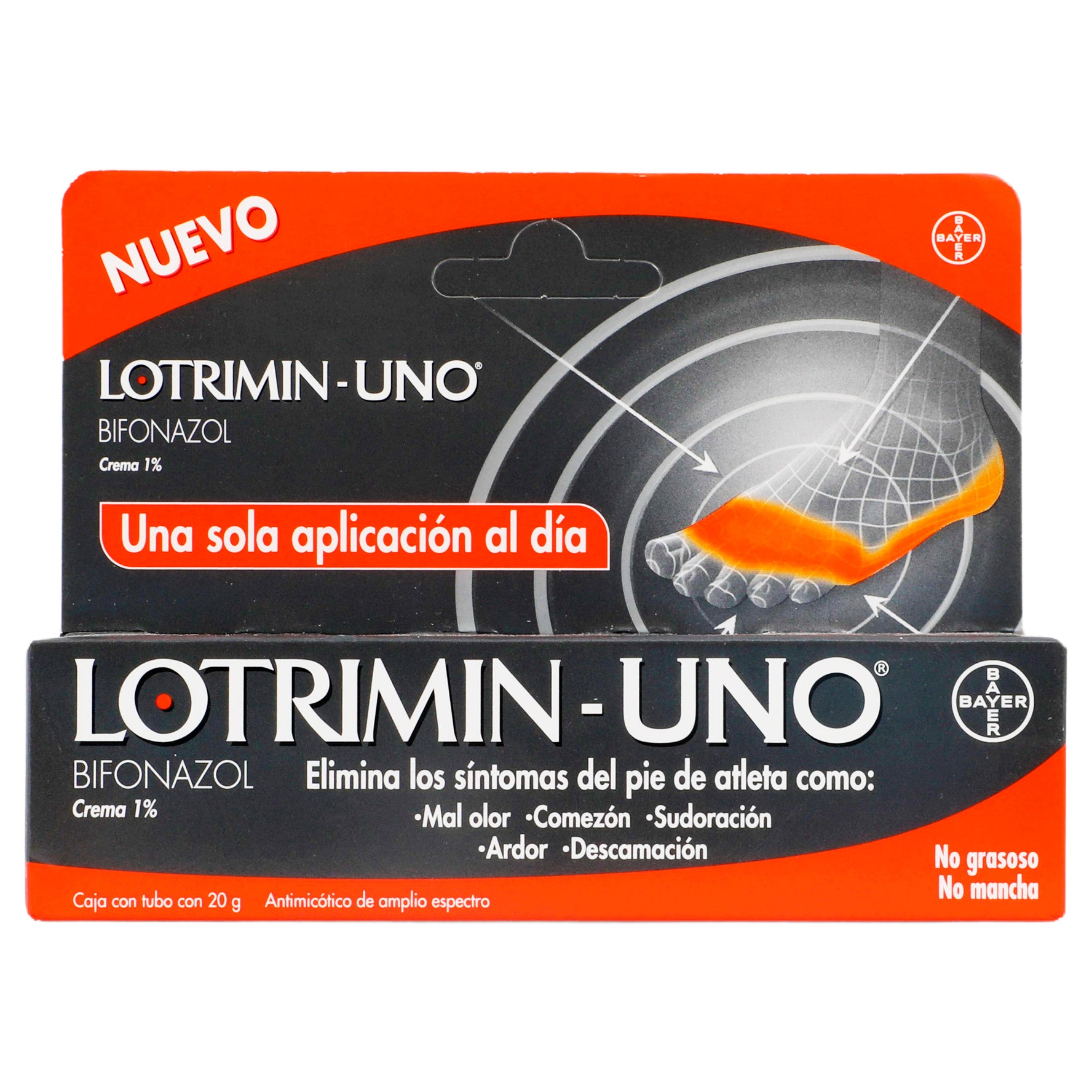 Lotrimin-Uno Crema 1% 20G (Bifonazol) 1 - 7502276040351