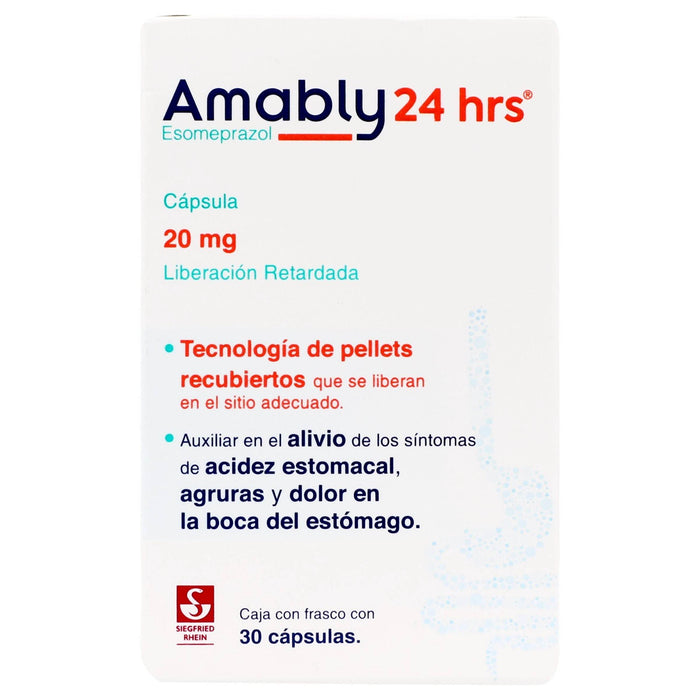 Amably Lp (Esomeprazol) Capsulas 20 Mg Con 30 - WeCare Pharma