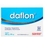 Daflon 450Mg/50Mg Con 20 Tabletas (Diosmina/Hespiridina) - WeCare Pharma