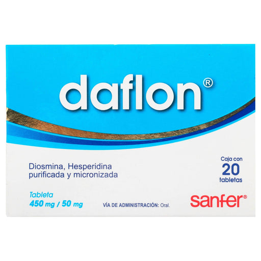 Daflon 450Mg/50Mg Con 20 Tabletas (Diosmina/Hespiridina) - WeCare Pharma