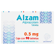 Alzam (Alprazolam) Tabletas 0.5Mg Con 90 - WeCare Pharma