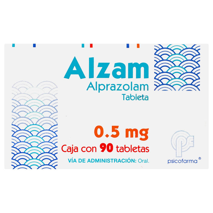 Alzam (Alprazolam) Tabletas 0.5Mg Con 90 - WeCare Pharma