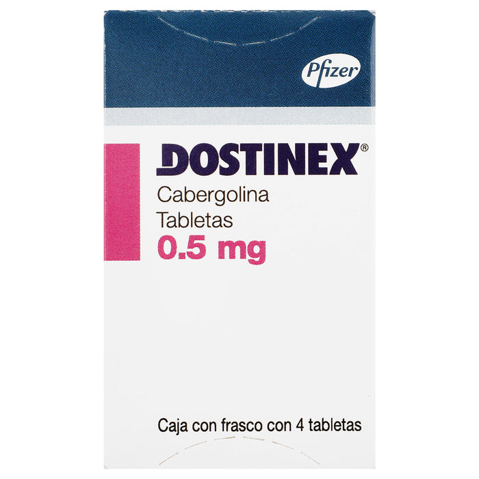 Dostinex 0.5Mg Con 4 Tabletas (Cabergolina) 1 - 7501287612779