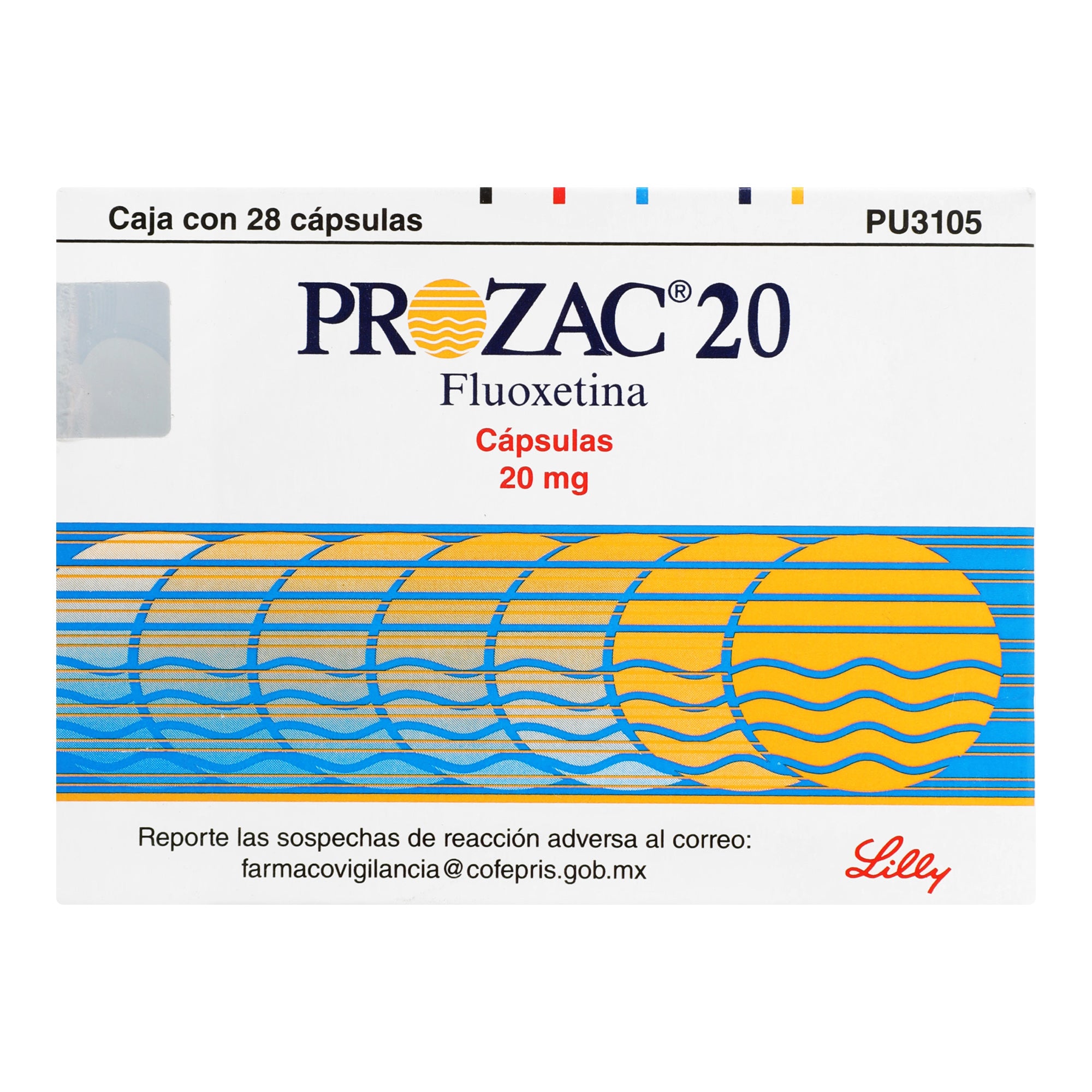 Prozac 20Mg Con 28 Capsulas (Fluoxetina) 1 - 7501082212006