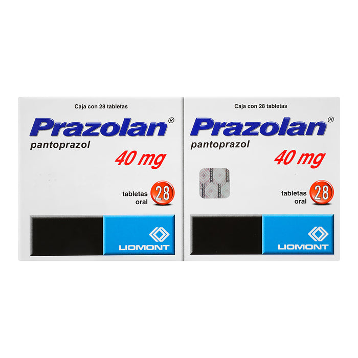 Prazolan 40Mg Con 56 Tabletas (Pantoprazol) 1 - 7501299303528