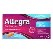 Allegra 180Mg Con 10 Tabletas (Fexofenadina) - WeCare Pharma