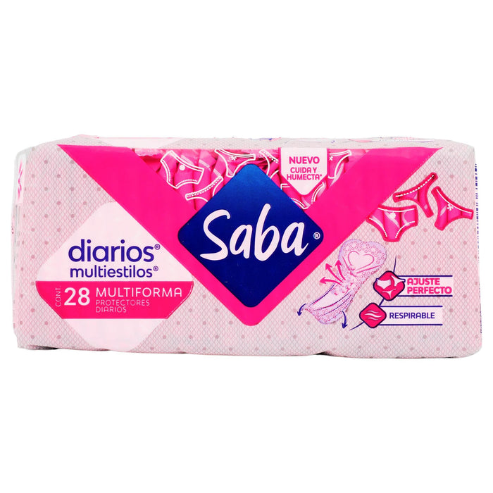 Protectores Diarios Saba Multiforma Con 28 - WeCare Pharma
