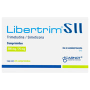 Libertrim Sii 200Mg/75Mg Con 24 Comprimidos (Trimebutina/Simeticona) - WeCare Pharma