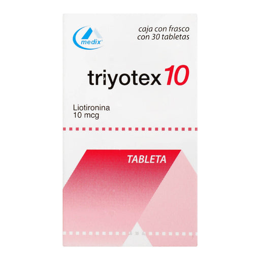 Triyotex 10 10Mcg Con 30 Tabletas (Liotironina) - WeCare Pharma