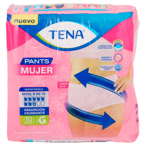 Pañal Tena Mujer Grande Con 10 - WeCare Pharma