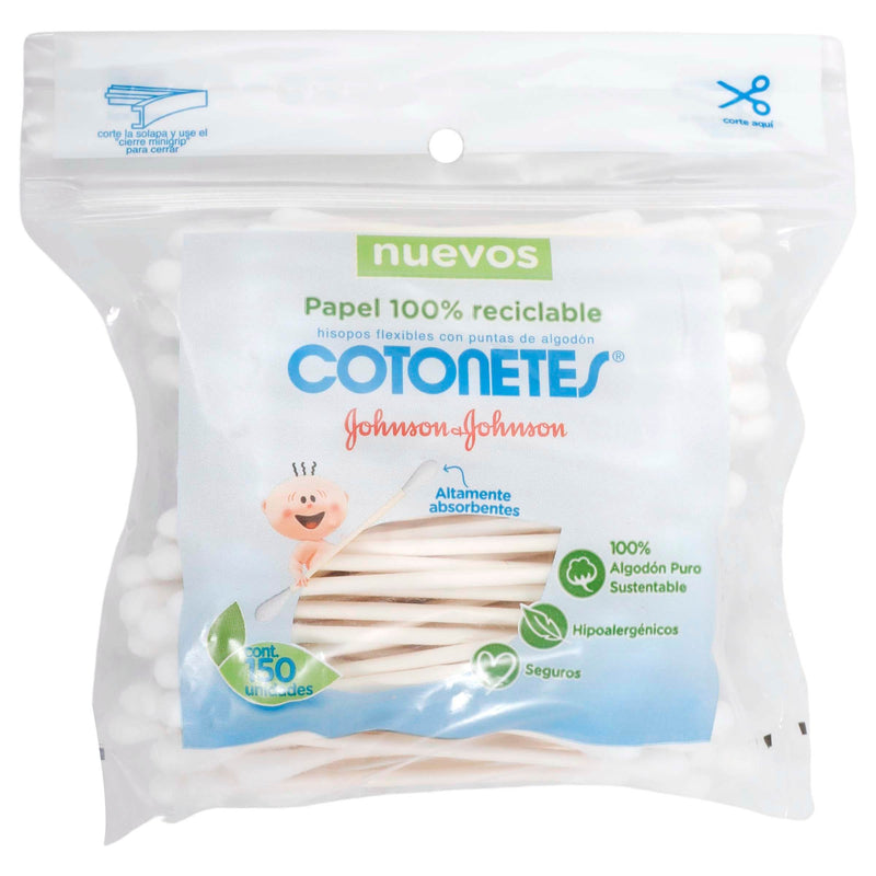 Aplicadores De Algodón Baby Con 150 - WeCare Pharma