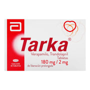 Tarka 180Mg/2Mg Con 30 Tabletas (Verapamilo/Trandolapril) - WeCare Pharma