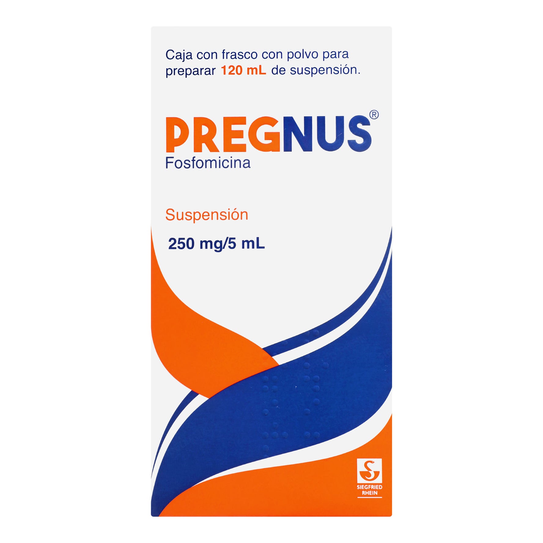 Pregnus Suspensión 250Mg/5Ml 120Ml (Fosfomicina) 1 - 7501300420503