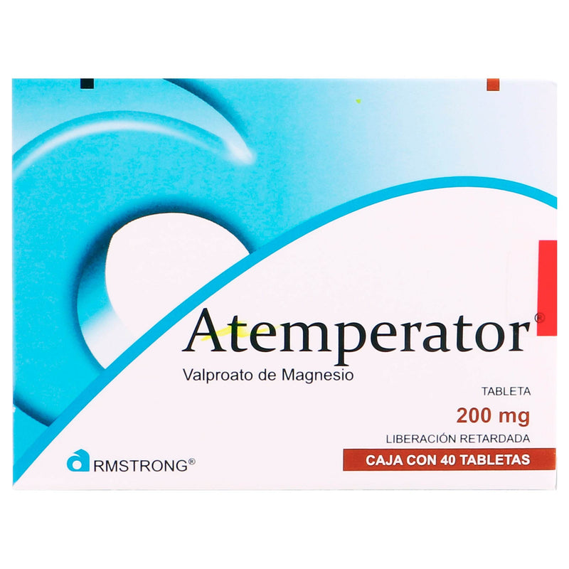 Atemperator 200Mg Con 40 Tabletas (Valproato De Magnesio) - WeCare Pharma