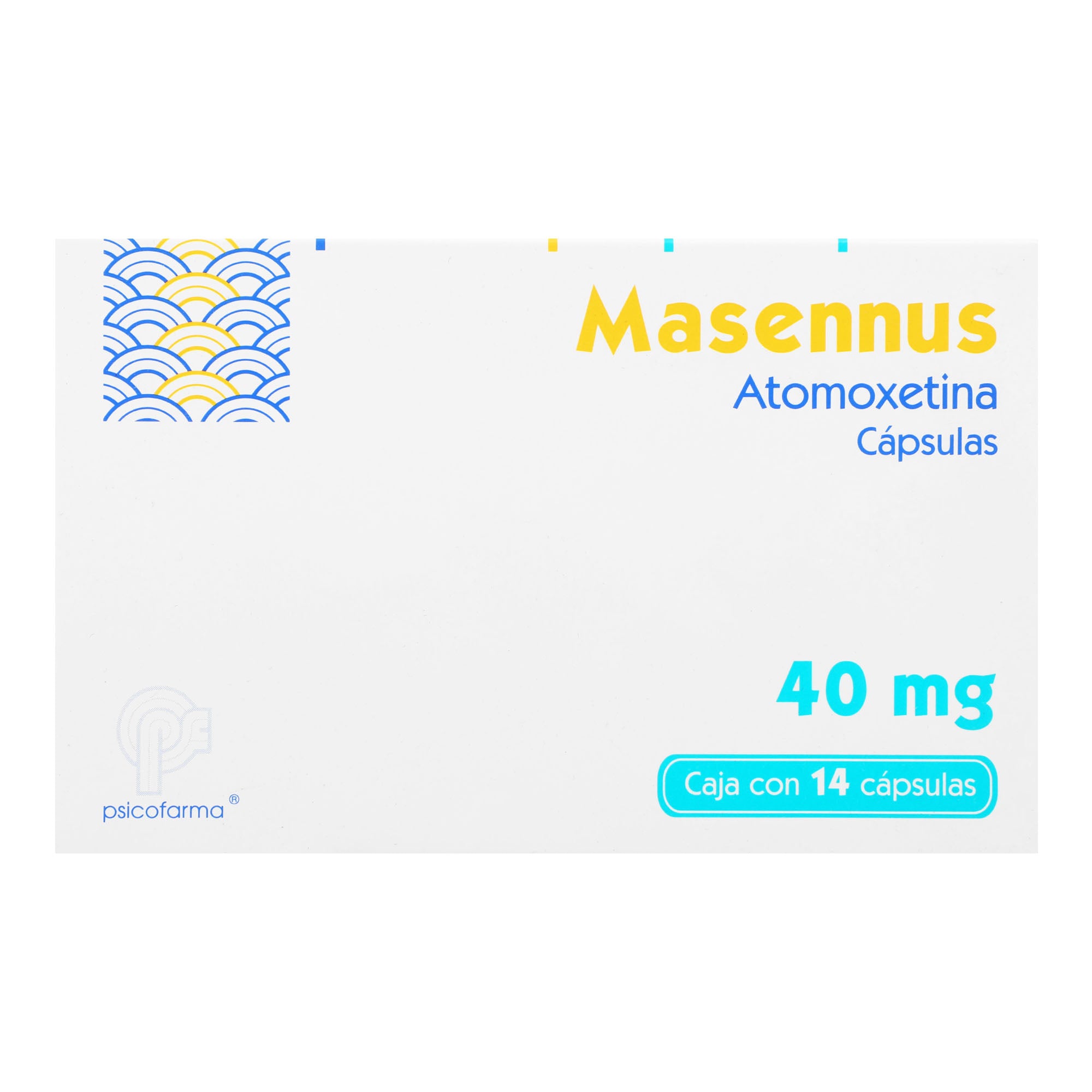 Masennus 40Mg Con 14 Capsulas (Atomoxetina) 1 - 7501384545352