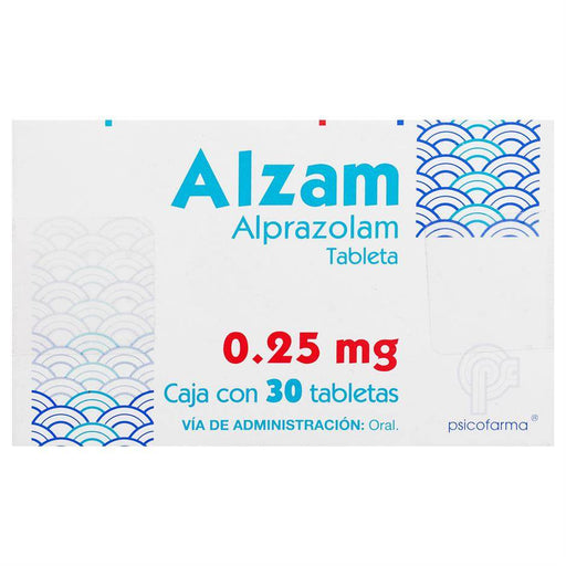 Alzam (Alprazolam) Tabletas 0.25Mg Con 30 - WeCare Pharma
