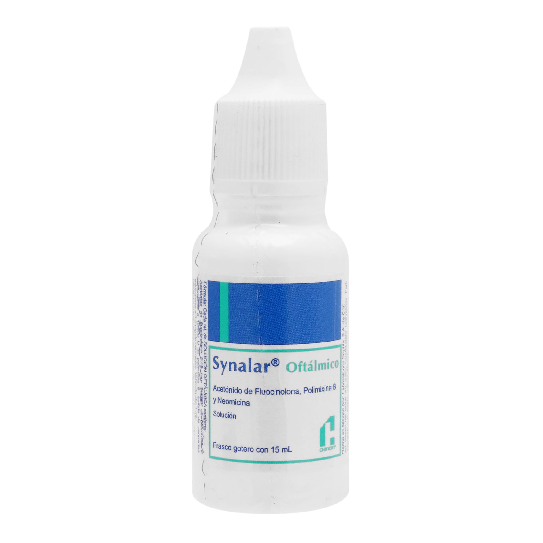 Synalar Oft Gotas 15Ml (Fluocinolona/Polimixina B/Neomicina) 1 - 7501088505478