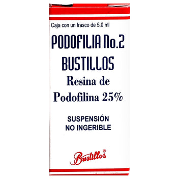 Podofilia No.2 Suspensión 25% 5Ml (Resina De Podofilina) — WeCare Pharma